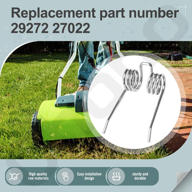 Ohoho 29272 Durable Steel Dethatcher Tines Compatible with GreenWorks 29272 27022-18 Pack - Image 3